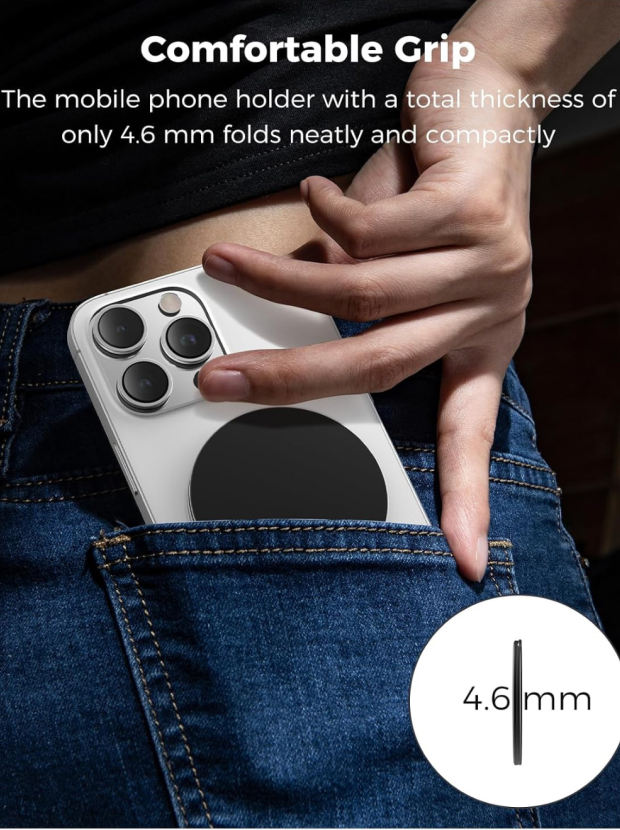 MagSafe® Grip & Kickstand – Black / White