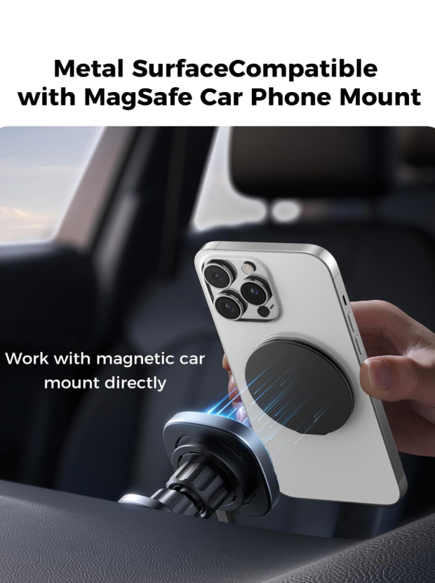 MagSafe® Grip & Kickstand – Black / White