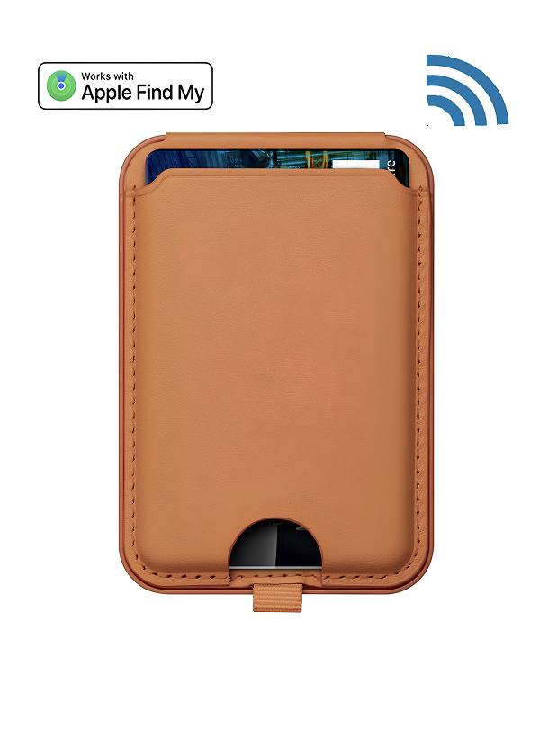 Find My MagSafe® Wallet Stand – Brown / Navy / Obsidian Black