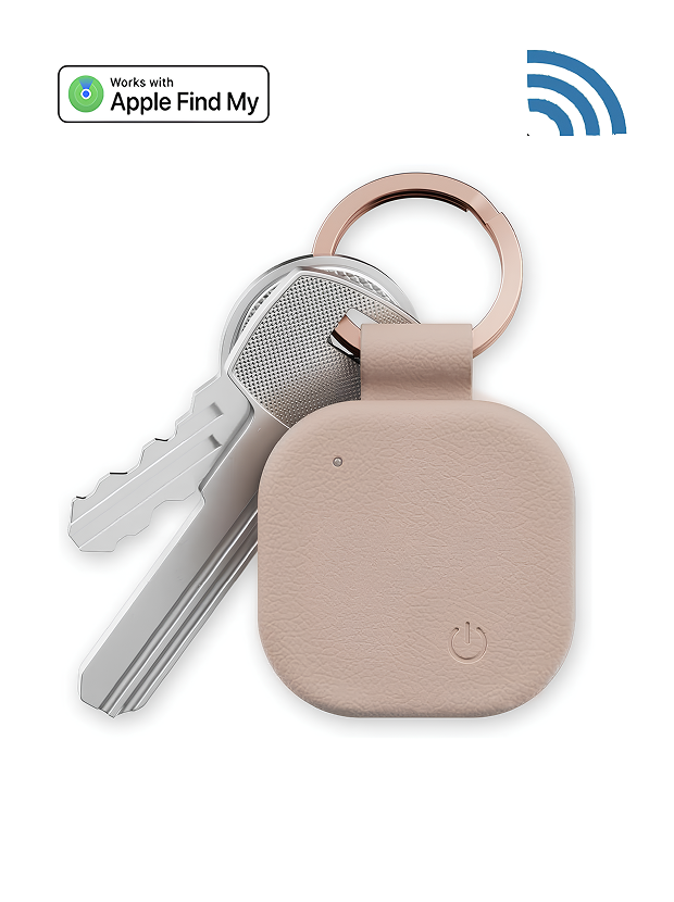 Wireless Rechargeable Key Finder — Rose Quartz Edition
