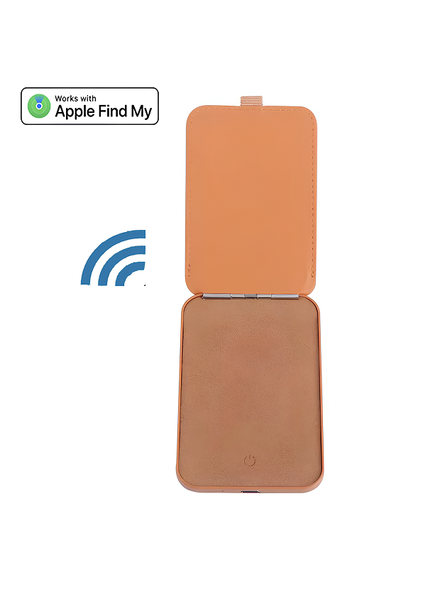 Find My MagSafe® Wallet Stand – Brown / Navy / Obsidian Black
