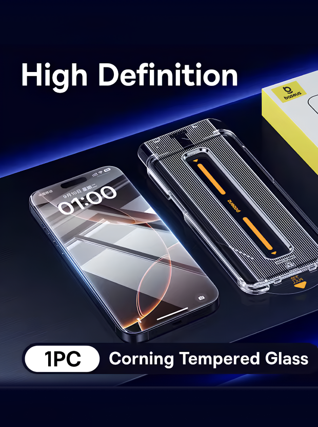 Full‑Cover Anti‑Peeping Tempered Glass Screen Protector