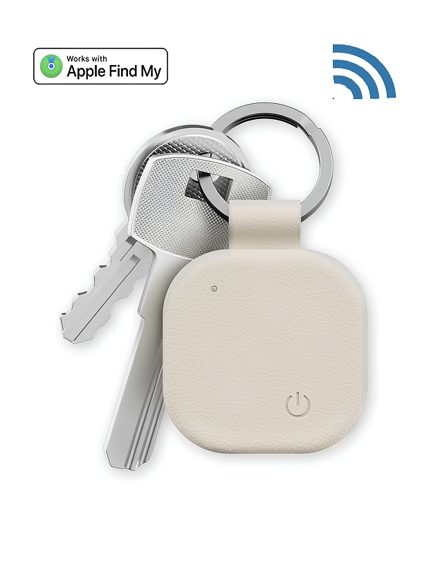 Wireless Rechargeable Key Finder — Vanilla Ivory Edition