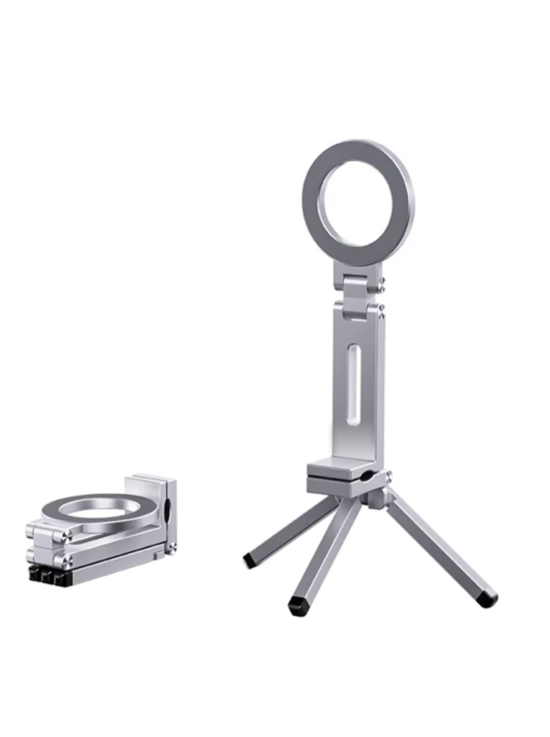 Magic Clip Phone Tripod with Magnetic Ring