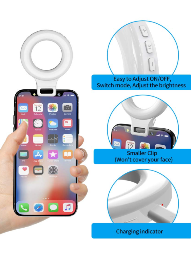 LED Ring Light with Adjustable Brightness